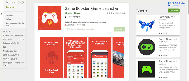 Game booster cho android