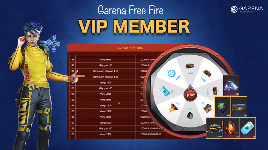 Đăng Ký Membership Garena Free Fire Nhận Quà Vip