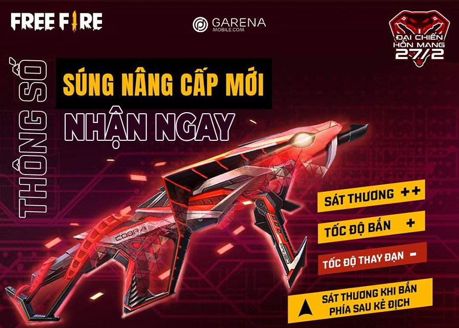 MP40 Mãng Xà – Vòng Quay Skin Súng 0 Đồng – Garena Mobile