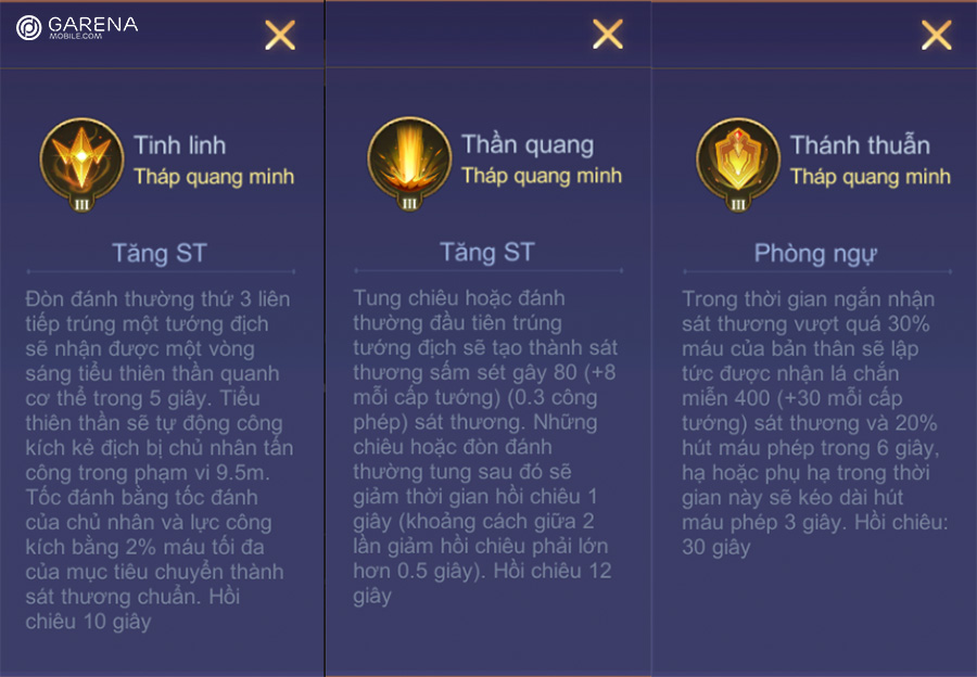 Phù Hiệp Cấp 3 Tháp Quang Minh