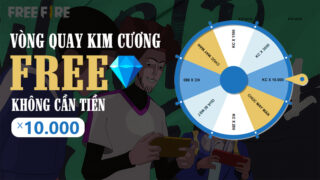 Vòng quay kim cương miễn phí không cần tiền